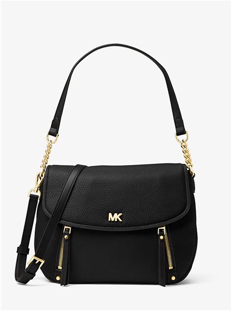 zappos michael kors evie crossbody|Evie Medium Pebbled Leather Shoulder Bag .